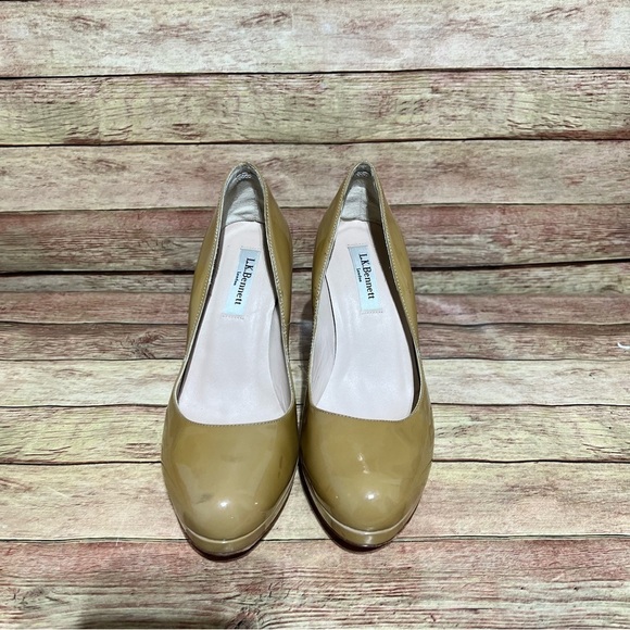 L.K. Bennett Brown Patent Leather Heels - Picture 5 of 7